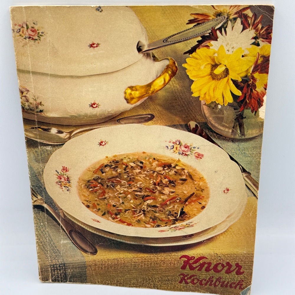 Knorr Kochbuch Cookbook Pamphlet Multicolor Vtg German Recipes Advertising Retro - Picture 3 of 16